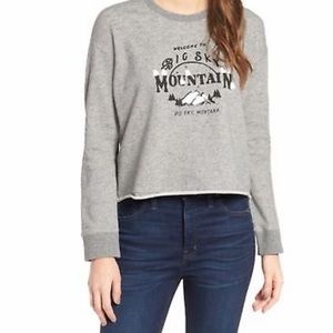 🎉SALE🎉Madewell Crop Top Sweatshirt
